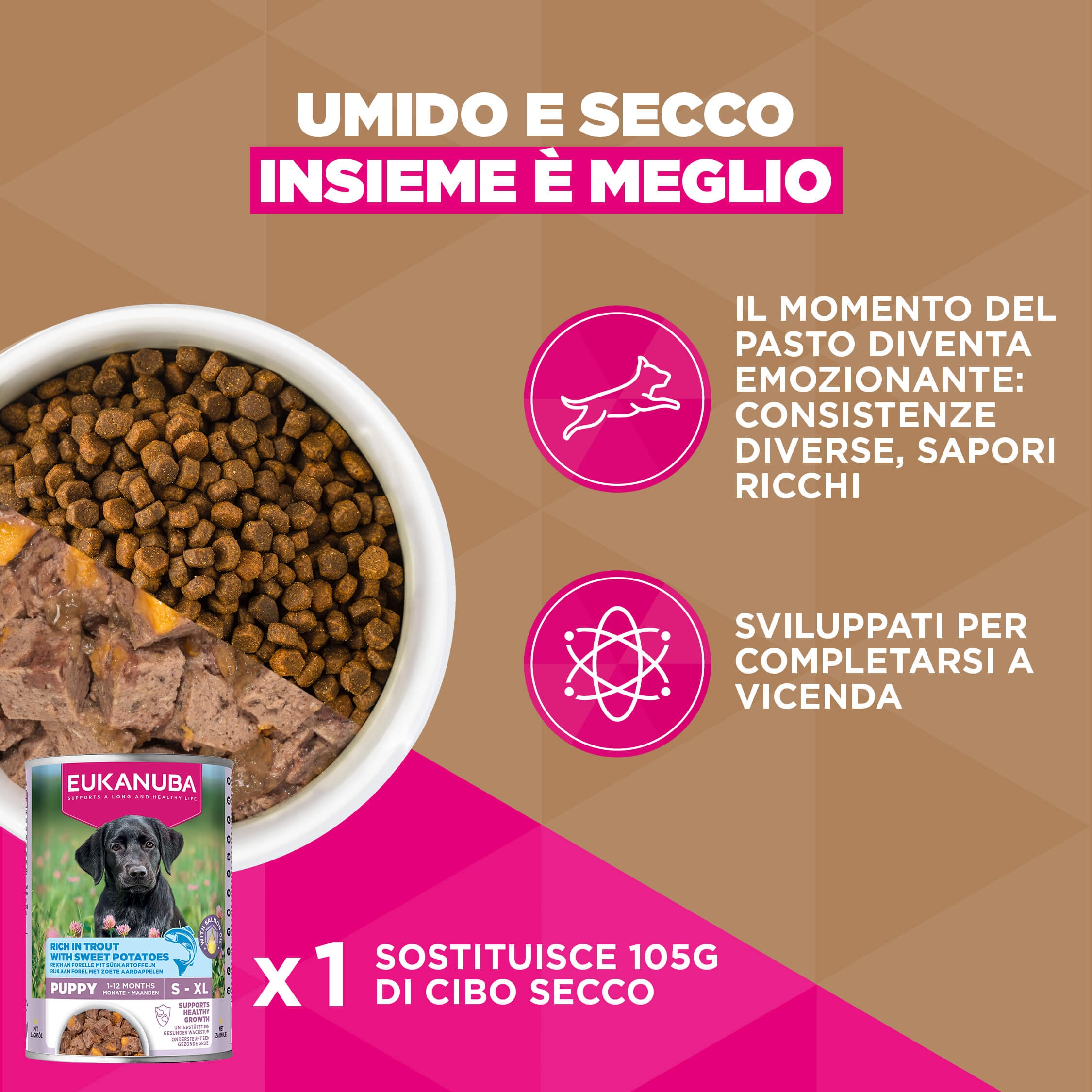 Eukanuba Dog Puppy Small/Medium Grainfree Cibo per Cani