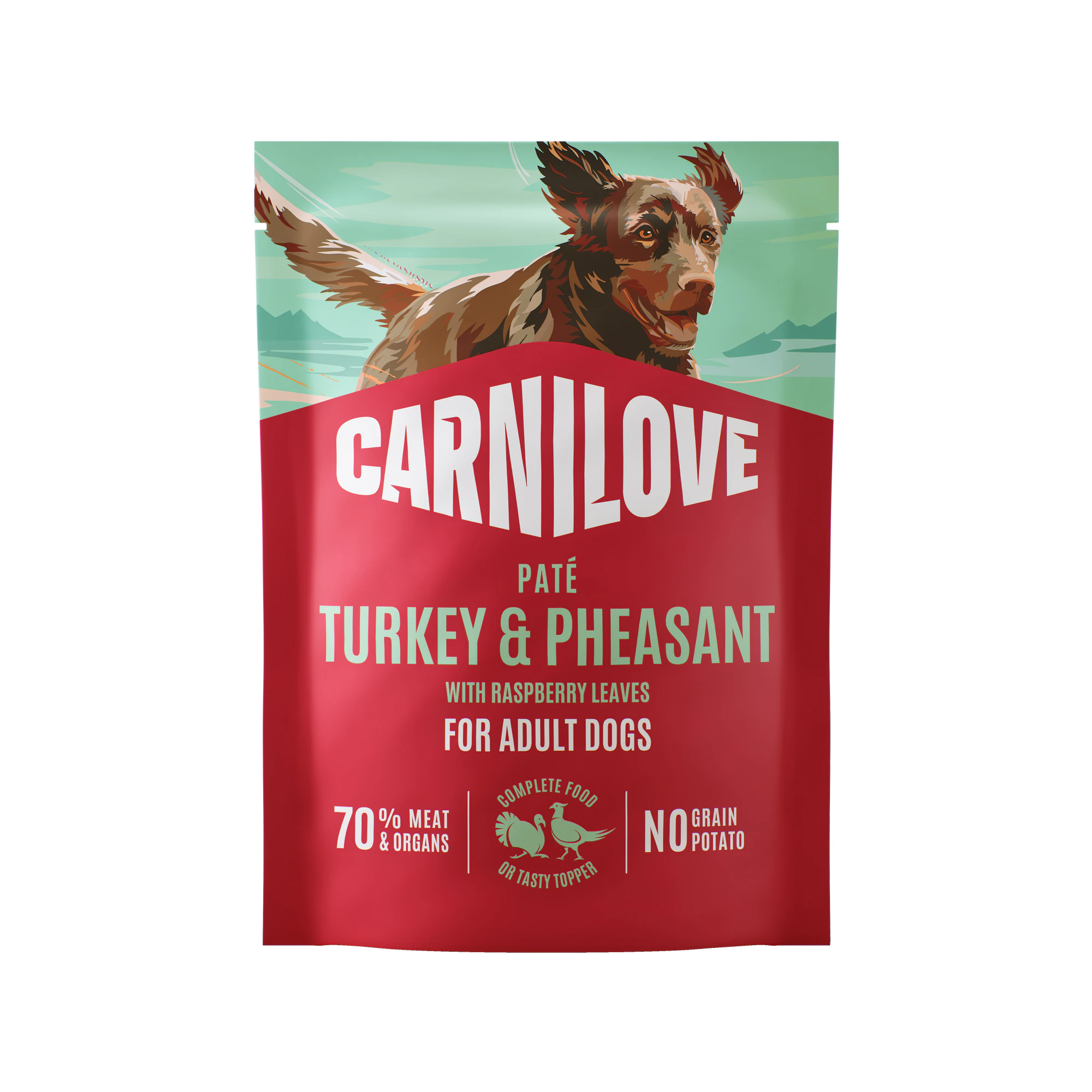 Carnilove Pouch Paté - Pute & Fasan mit Himbeerblättern - 12 x 300 g