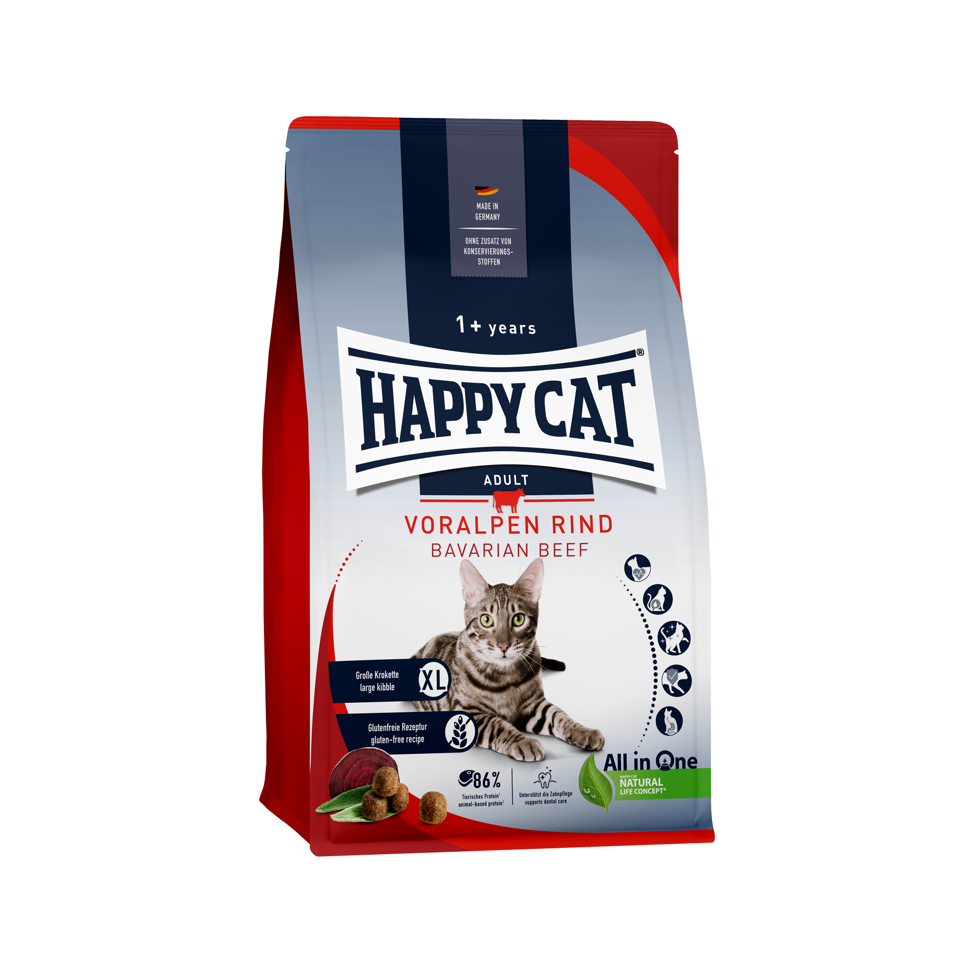 Happy Cat Culinary Kattenvoer - Rund - 1,3 kg