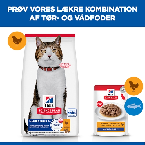 Hill's Science Plan Mature Adult 7+ - Kylling