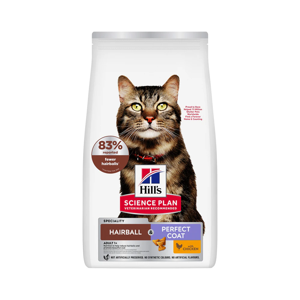 Hill's Science Plan Hairball & Perfect Coat Kattenvoer