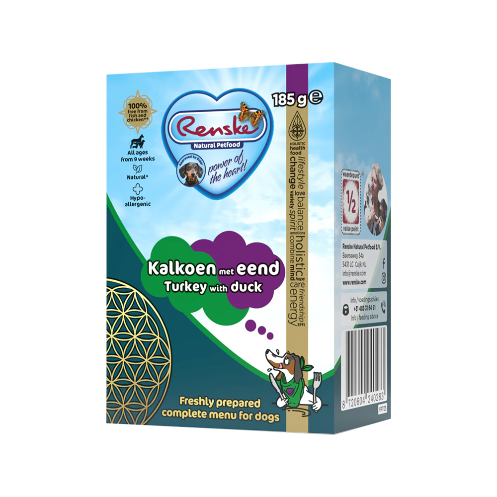 Renske Verse Maaltijd Kalkoen met Eend - 6 x 185 g