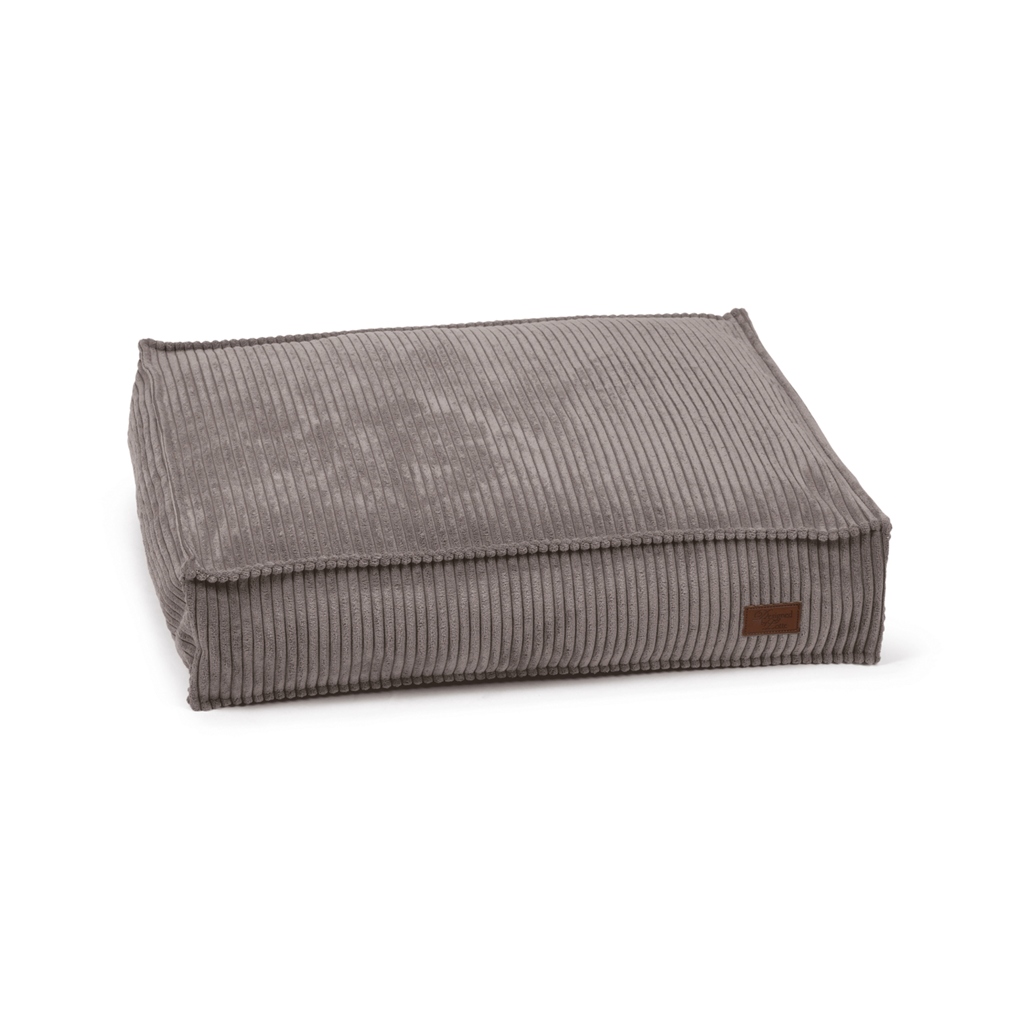 Designed by Lotte Ribbed - Dog Bed - Brown - 70 x 55 x 15 cm