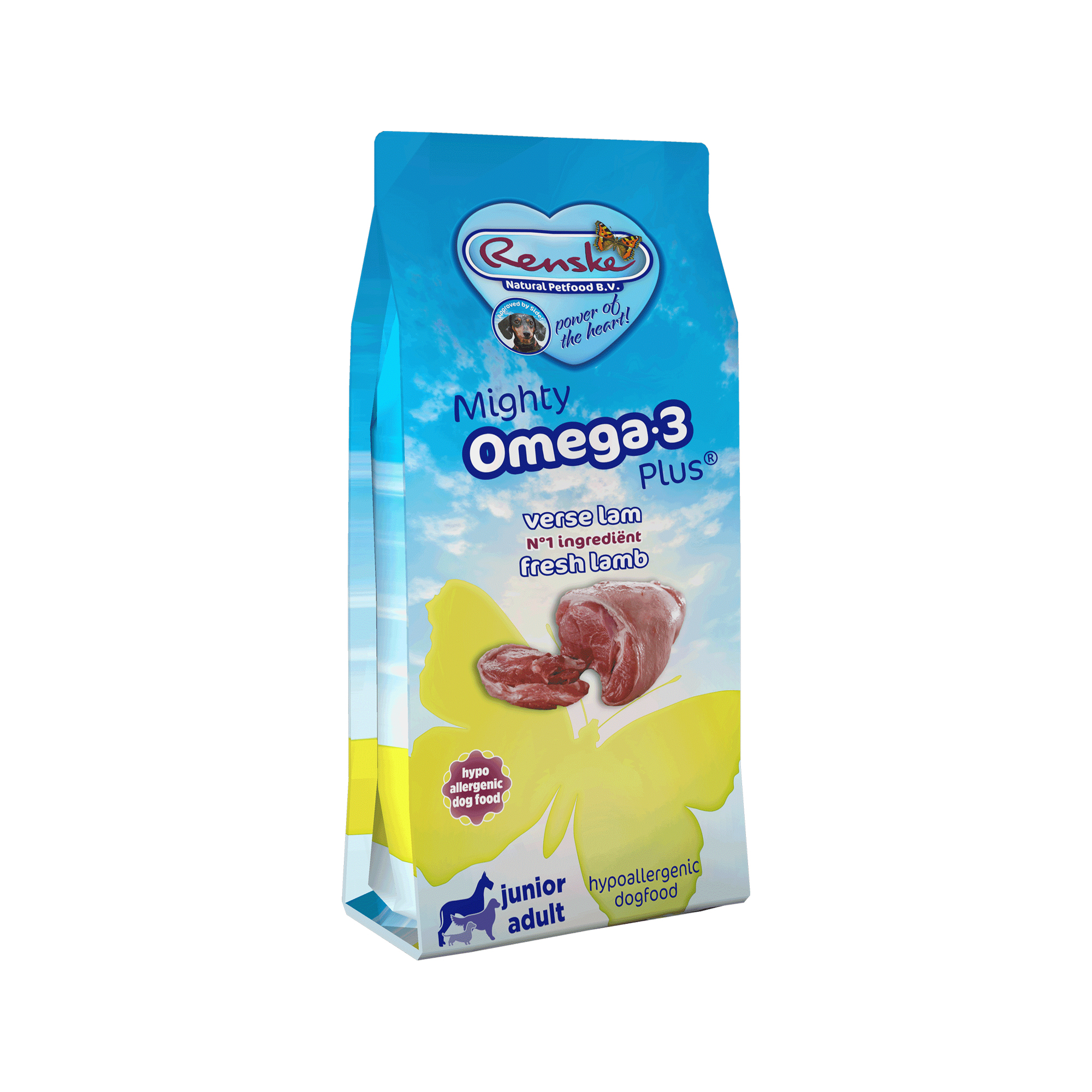 Renske Mighty Omega 3 Plus - Junior/Adult - Lamm - 6, 5 Kg