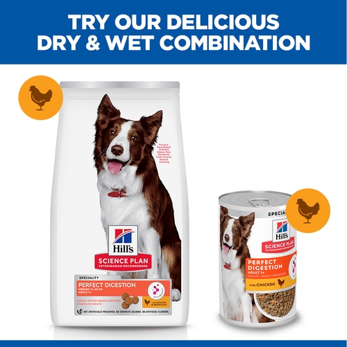 Hill's Science Plan Adult Perfect Digestion Medium Dog Food