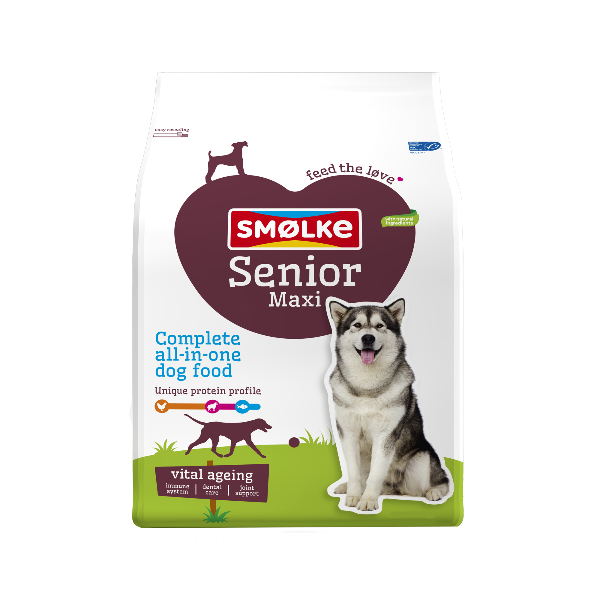 Smølke Hond Senior Maxi 