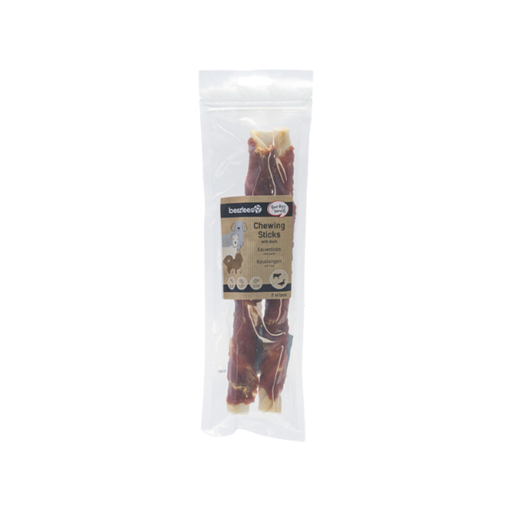 Beeztees Culinaire Kauwstick - 2 x 25 cm - Eend