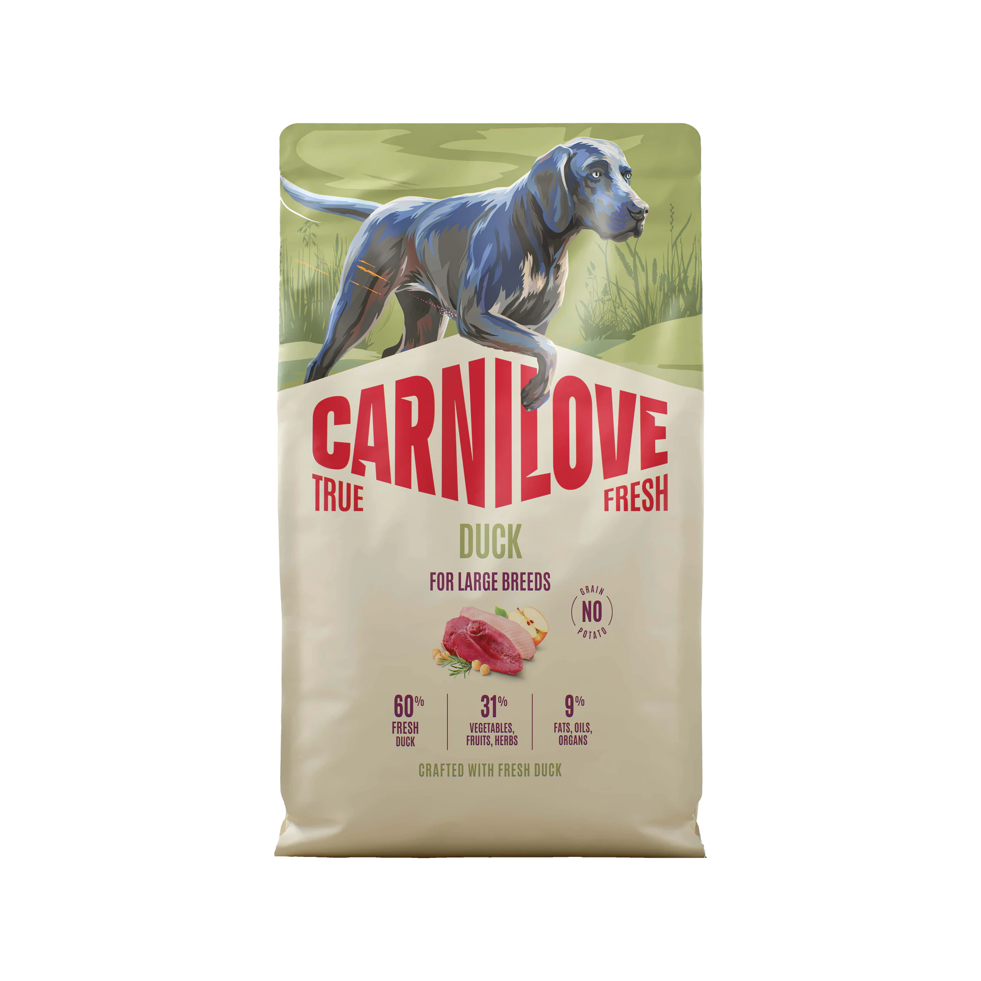 Carnilove True Fresh Large Breeds - Ente - 4 kg