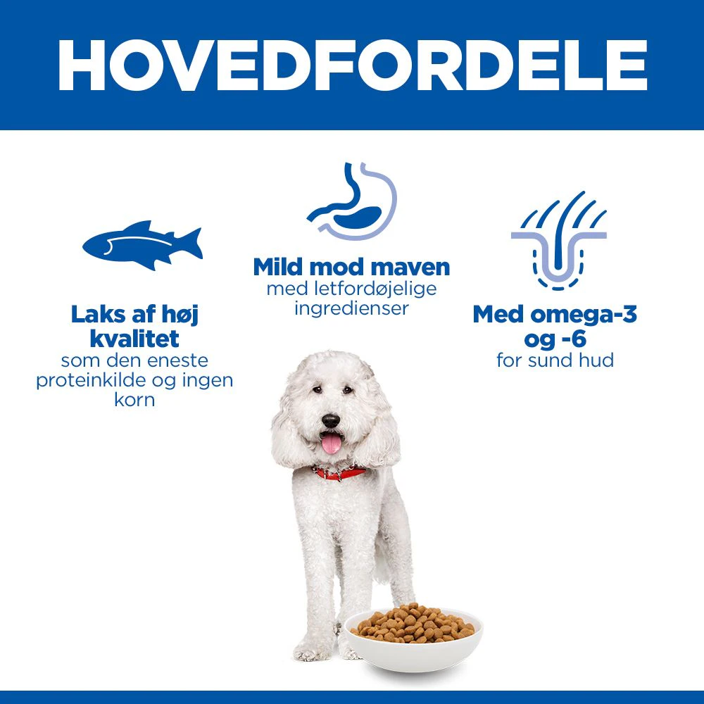 Hill's Science Plan Hypoallergenic Adult Medium Hundefoder - Laks