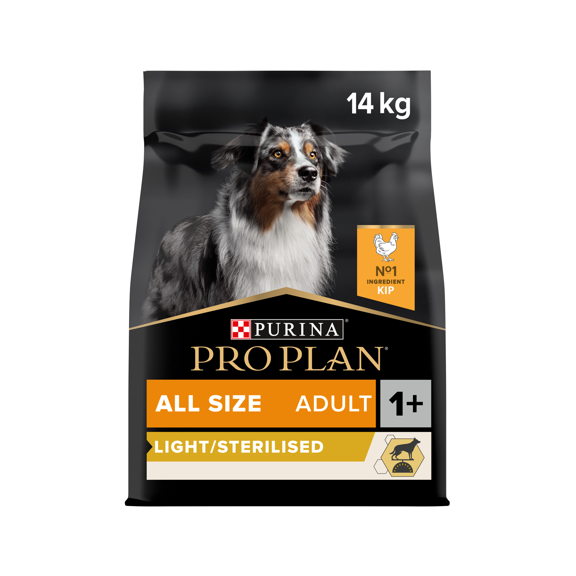 Purina Pro Plan Light/Sterilised All Size Adult Hundefutter - Huhn - 14 kg
