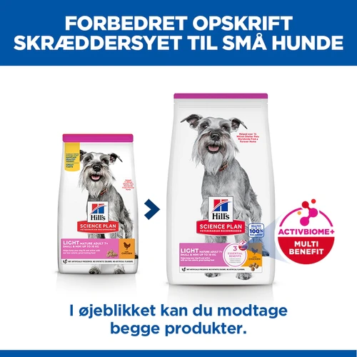 Hill's Science Plan Small & Mini - Mature Adult 7+ - Light - Kylling