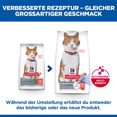 Hill's Science Plan Sterilised Cat - Adult - Lachs