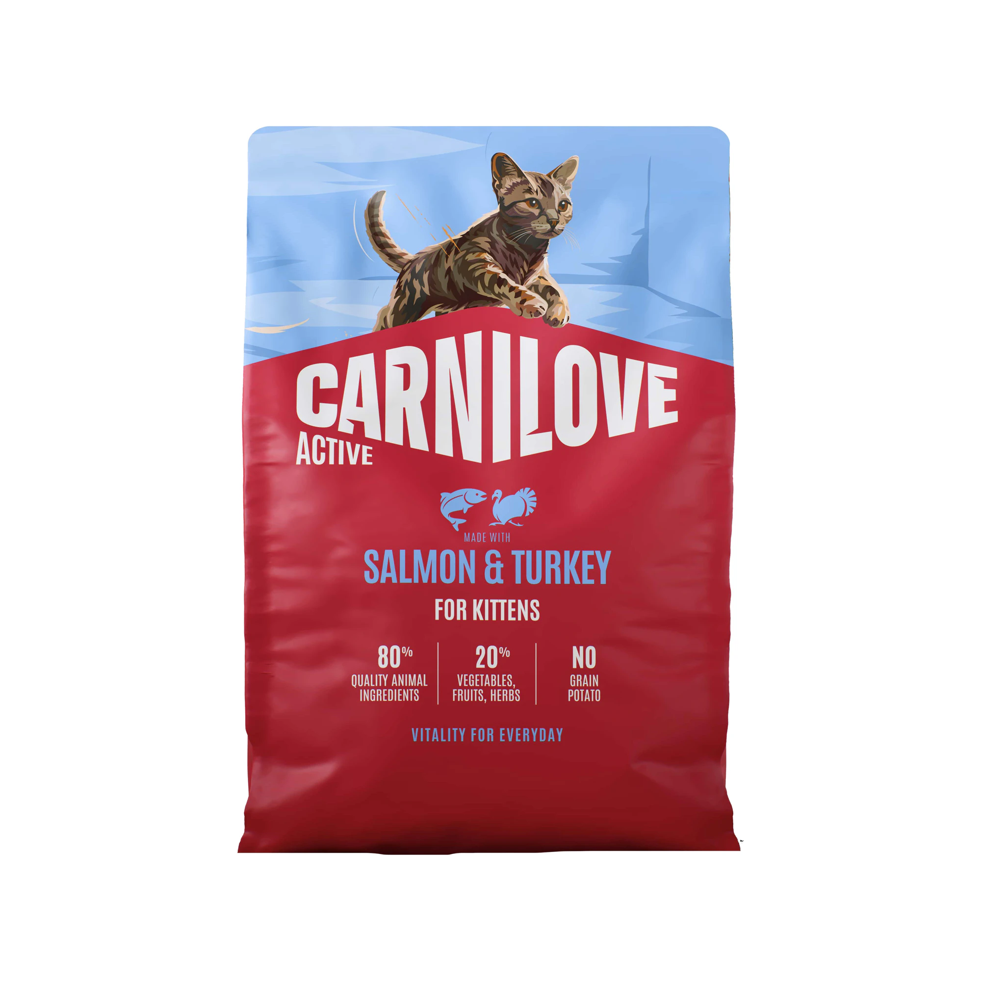 Carnilove Active Kitten - Salmon & Turkey - 2 x 2 kg