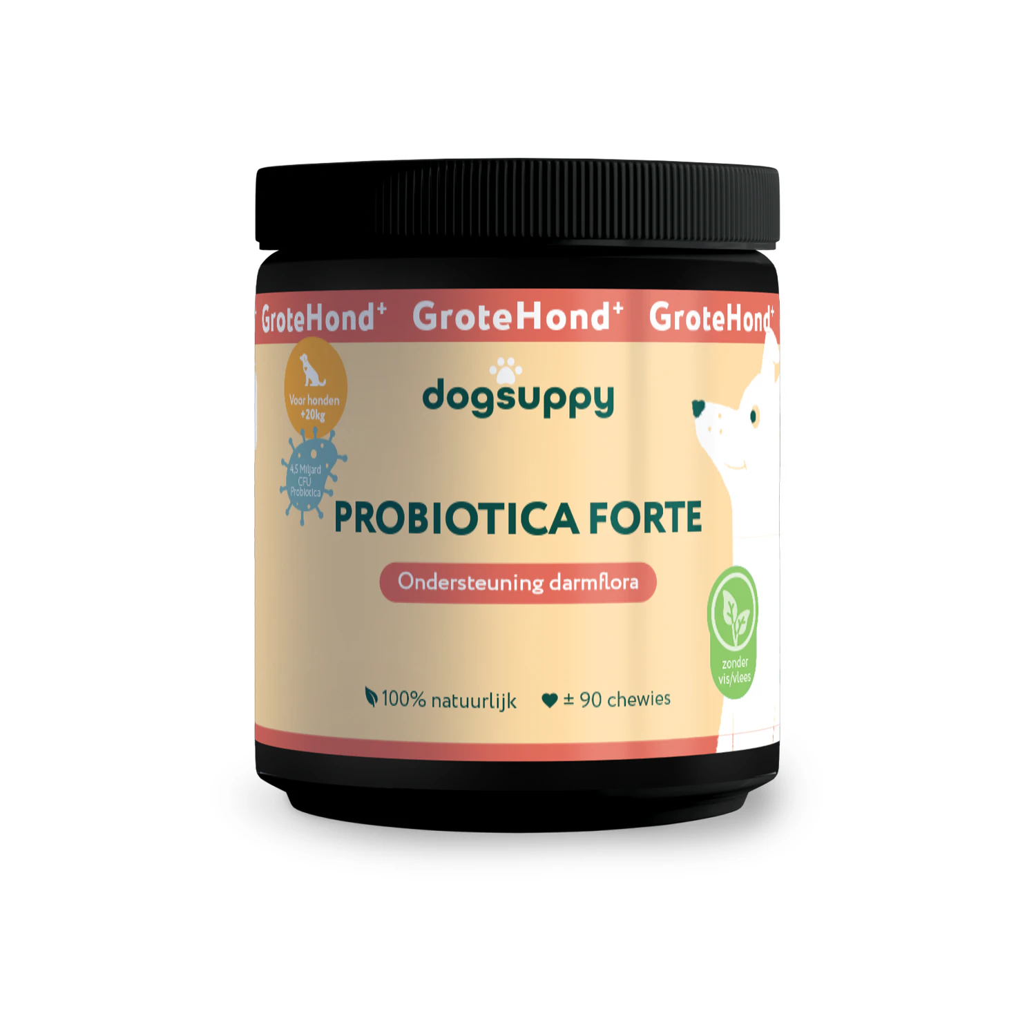 Dogsuppy Probiotics Forte Large Dog Insect - 90 Chews