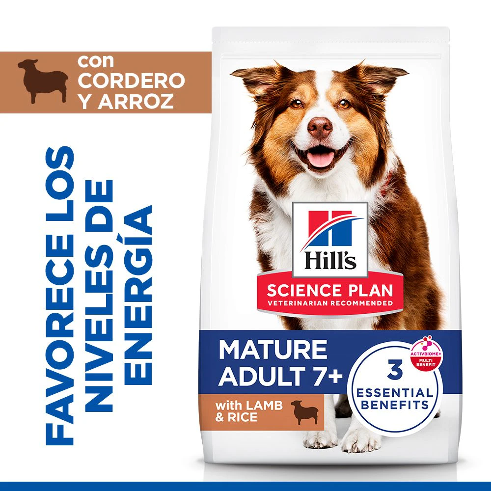 Hill's Science Plan - Medium - Mature Adult 7+ - Cordero y Arroz