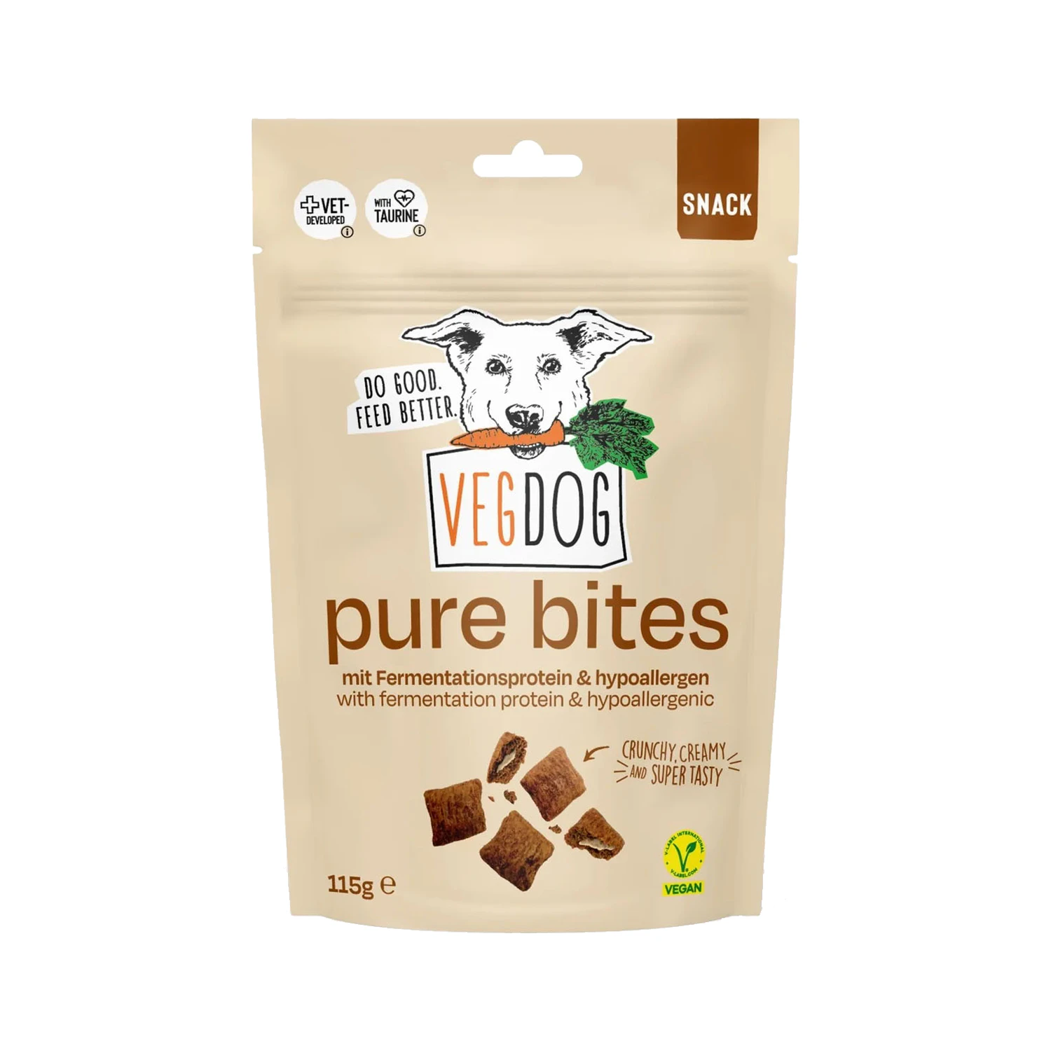 Vegdog Pure Bites - 115 g