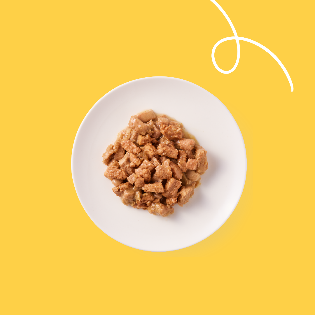 Yarrah Bio Chunks Katzenfutter - Schälchen - Huhn & Truthhahn mit Aloe Vera