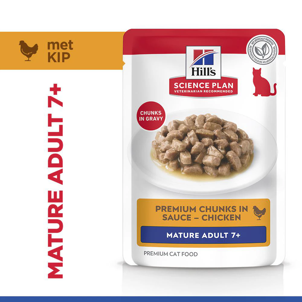 Hill's Science Plan Mature Adult -  Kip - Maaltijdzakje