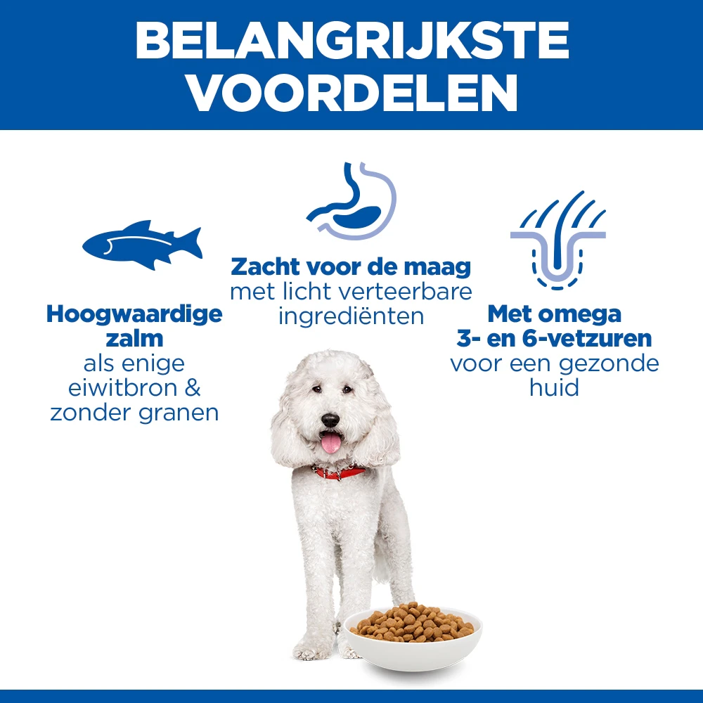 Hill's Science Plan Hypoallergenic Adult Medium Hondenvoer - Zalm