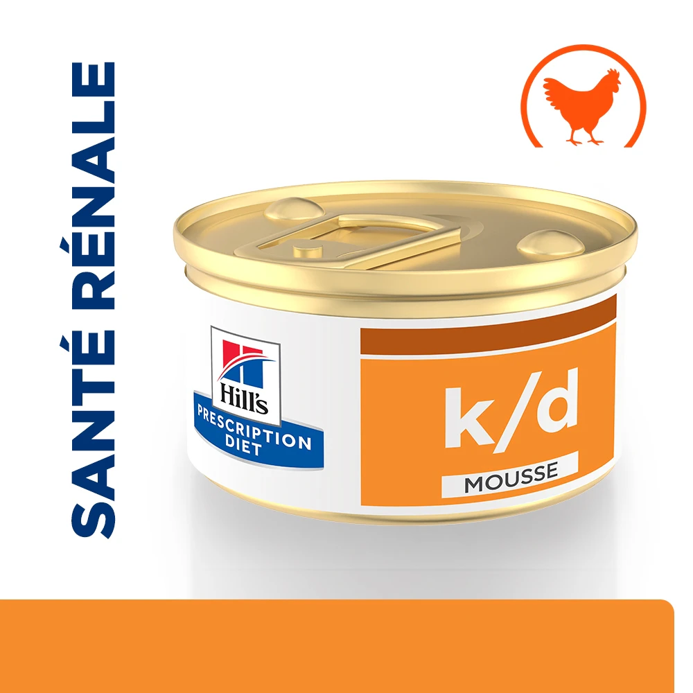 Hill's k/d Kidney Care - Prescription Diet - Félin - Mousse