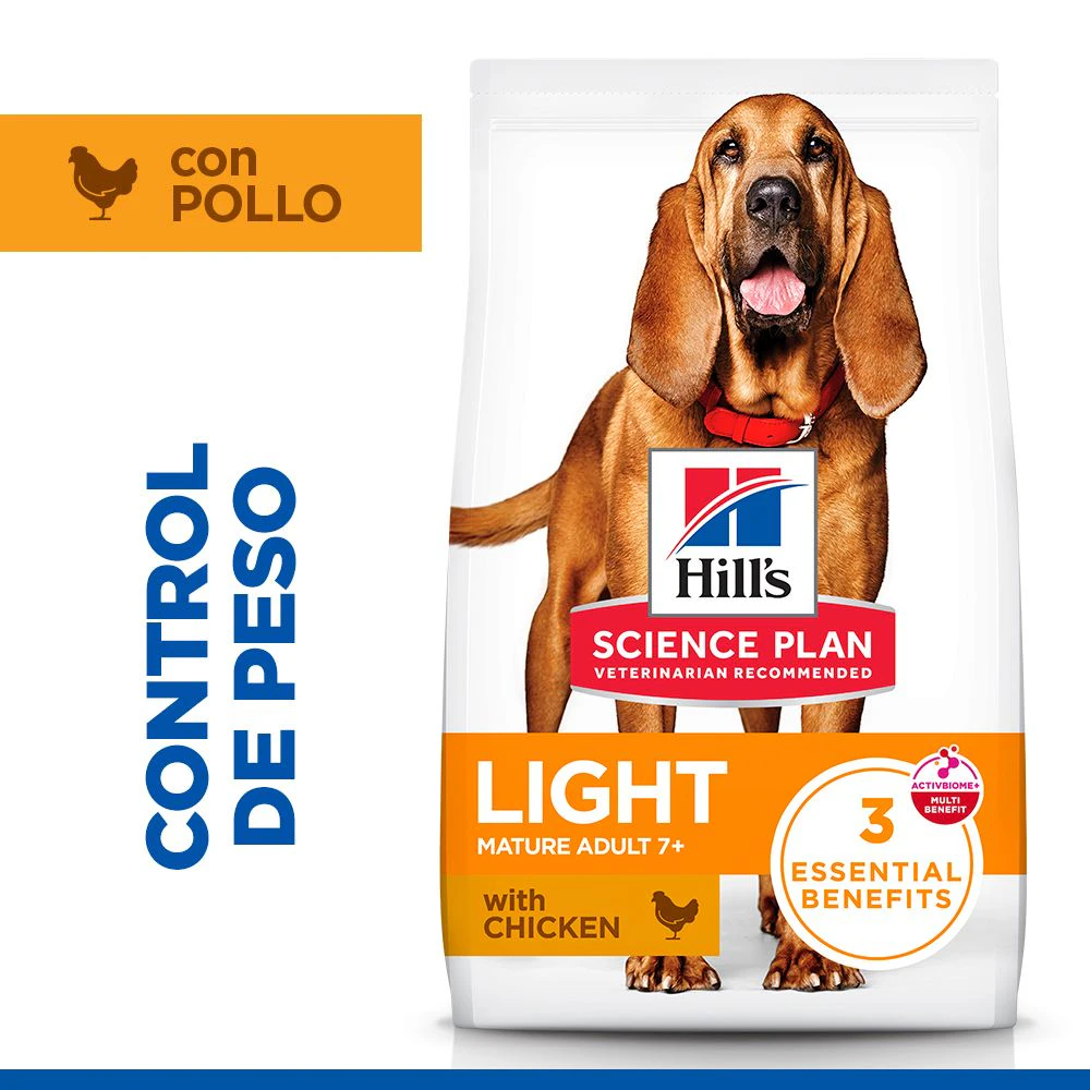 Hill's Science Plan Medium - Mature Adult 7+ - Light - Pollo