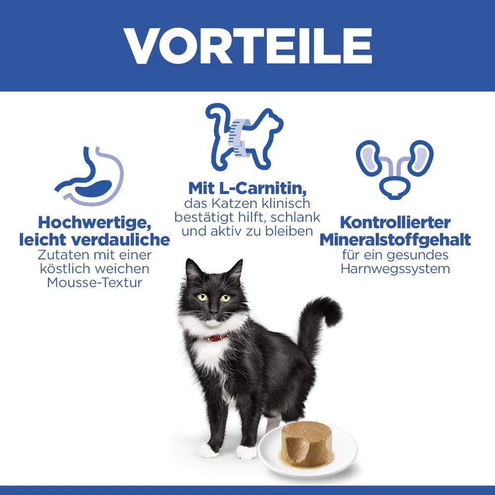 Hill's Science Plan Feline Sterilised Mature Adult Premium Mousse - Huhn