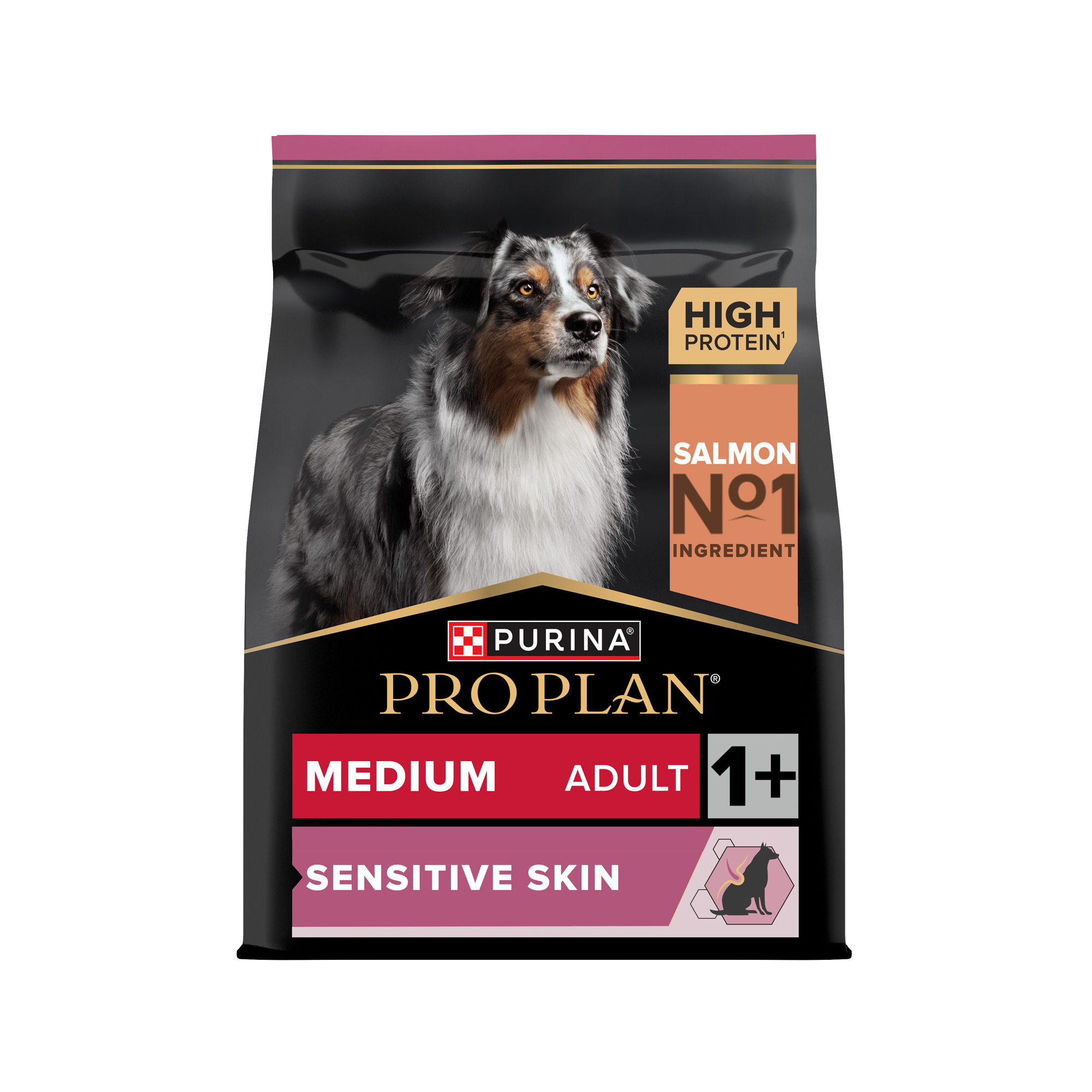 Purina Pro Plan Sensitive Skin Medium Adult Hundefutter