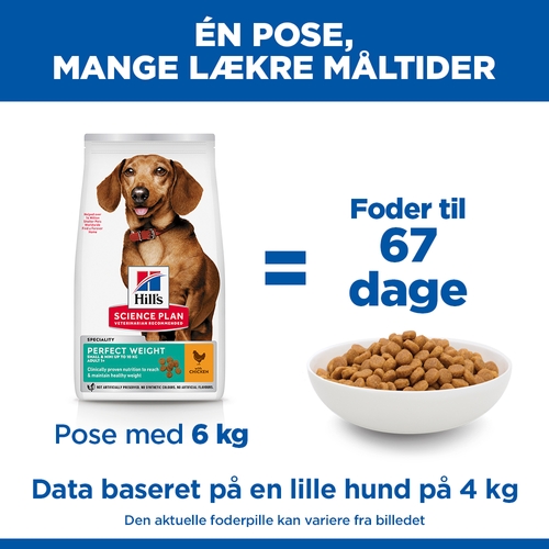 Hill's Science Plan Perfect Weight Adult Hundefoder