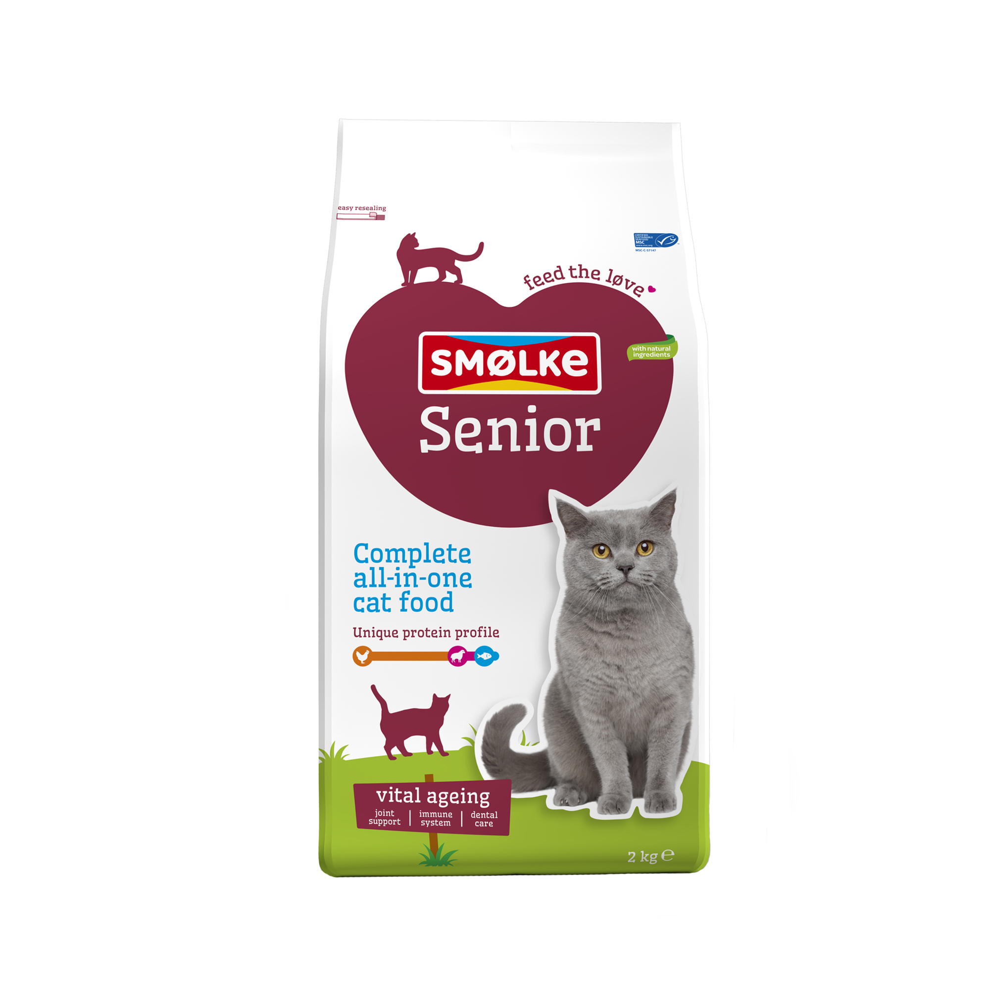 Smølke Kat Senior - 2 kg