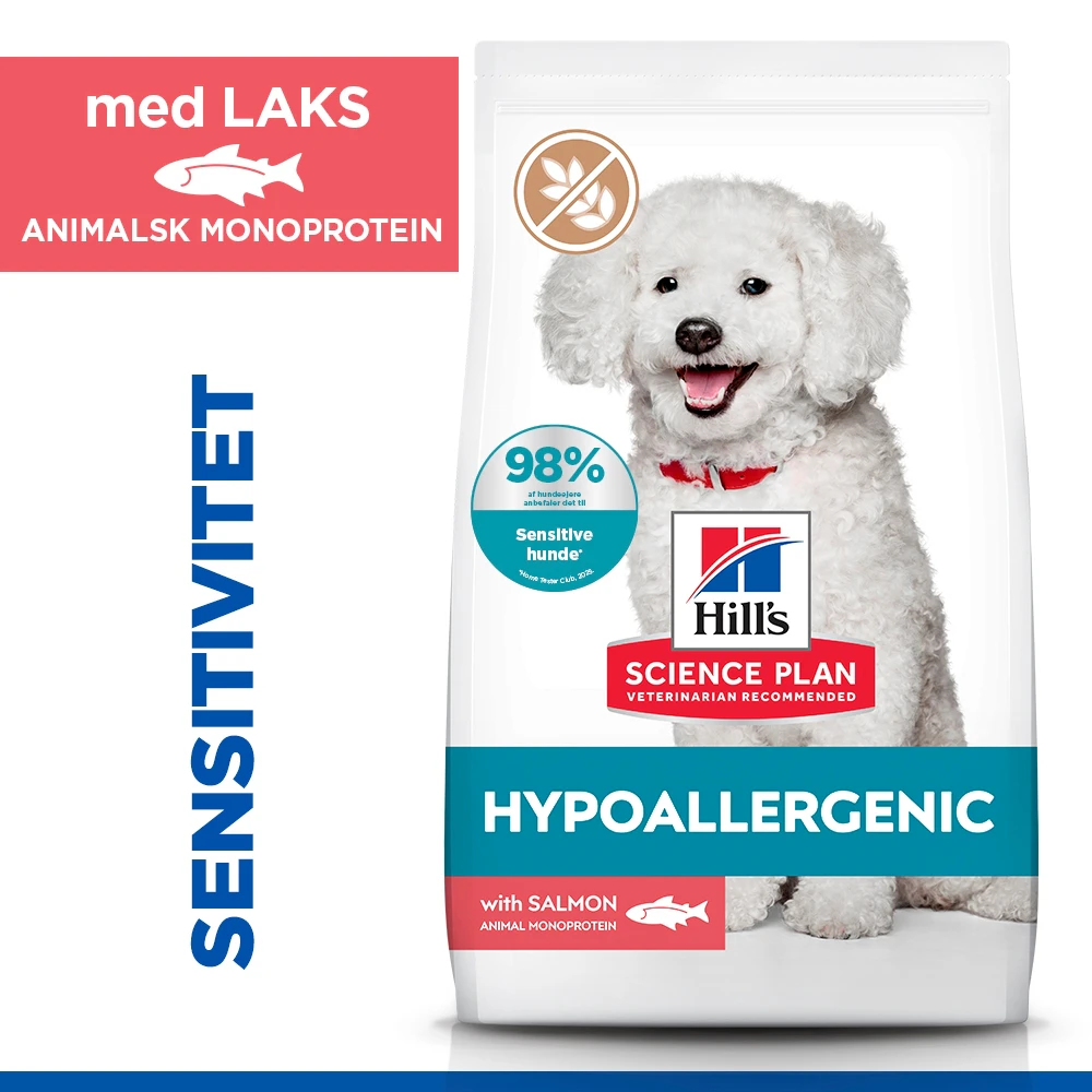 Hill's Science Plan Hypoallergenic Adult Small & Mini Dog Food - Laks