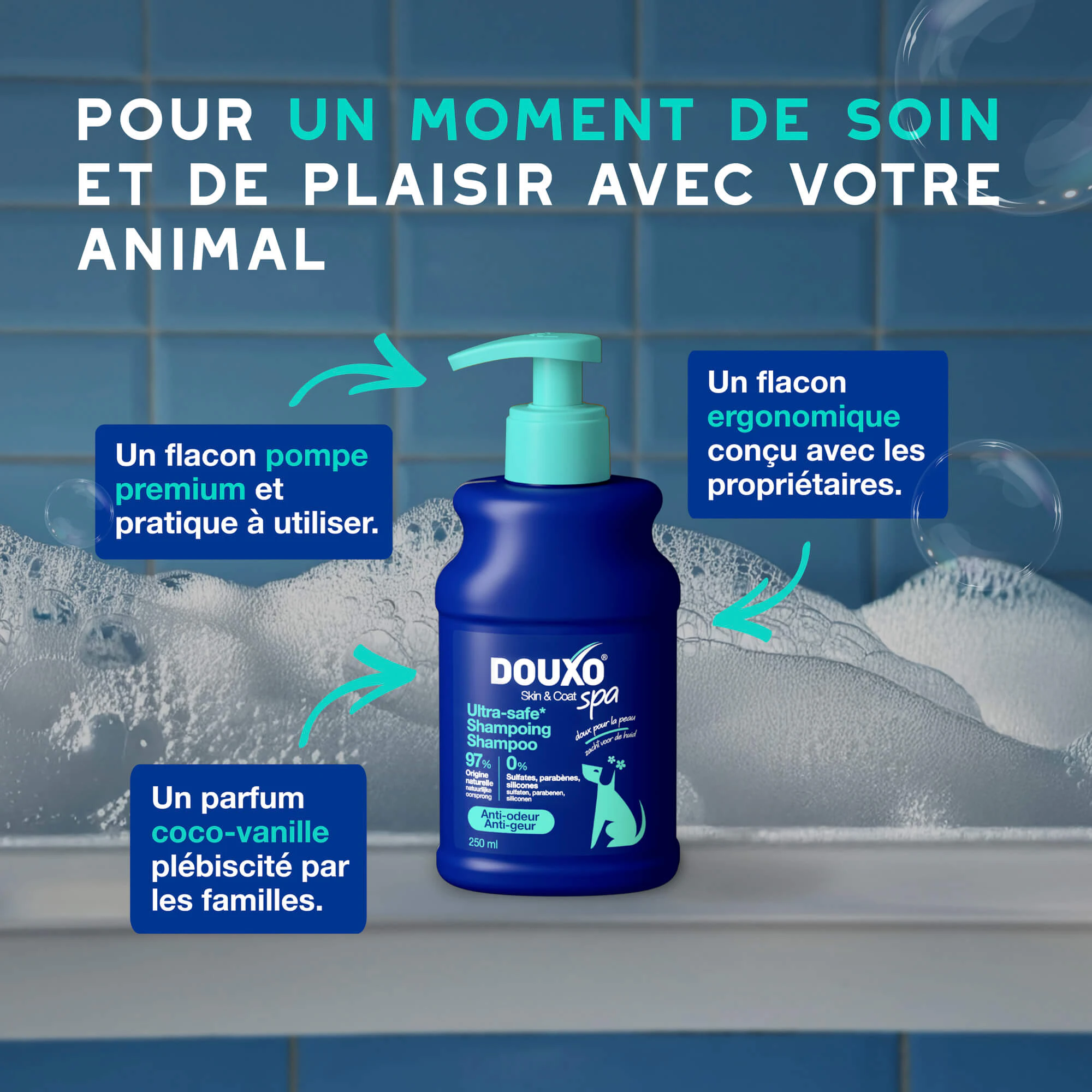 Douxo Spa Shampooing Anti-Odeur pour Chien