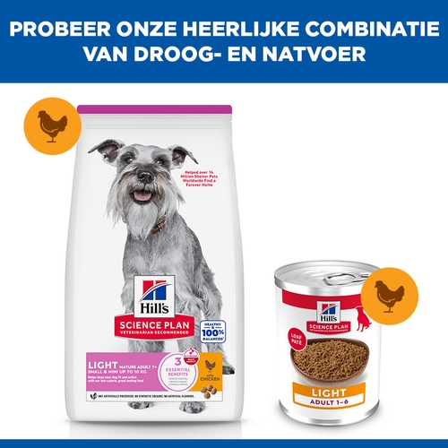 Hill's Science Plan Small & Mini - Mature Adult 7+ - Light - Kip