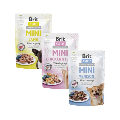 Brit Care Adult Mini Dog - Fillets in Gravy