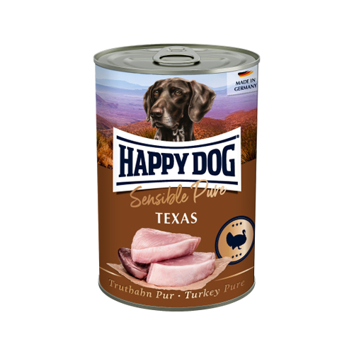 HappyDog Sensible Pure Texas - Kalkoen - 6 x 400 g