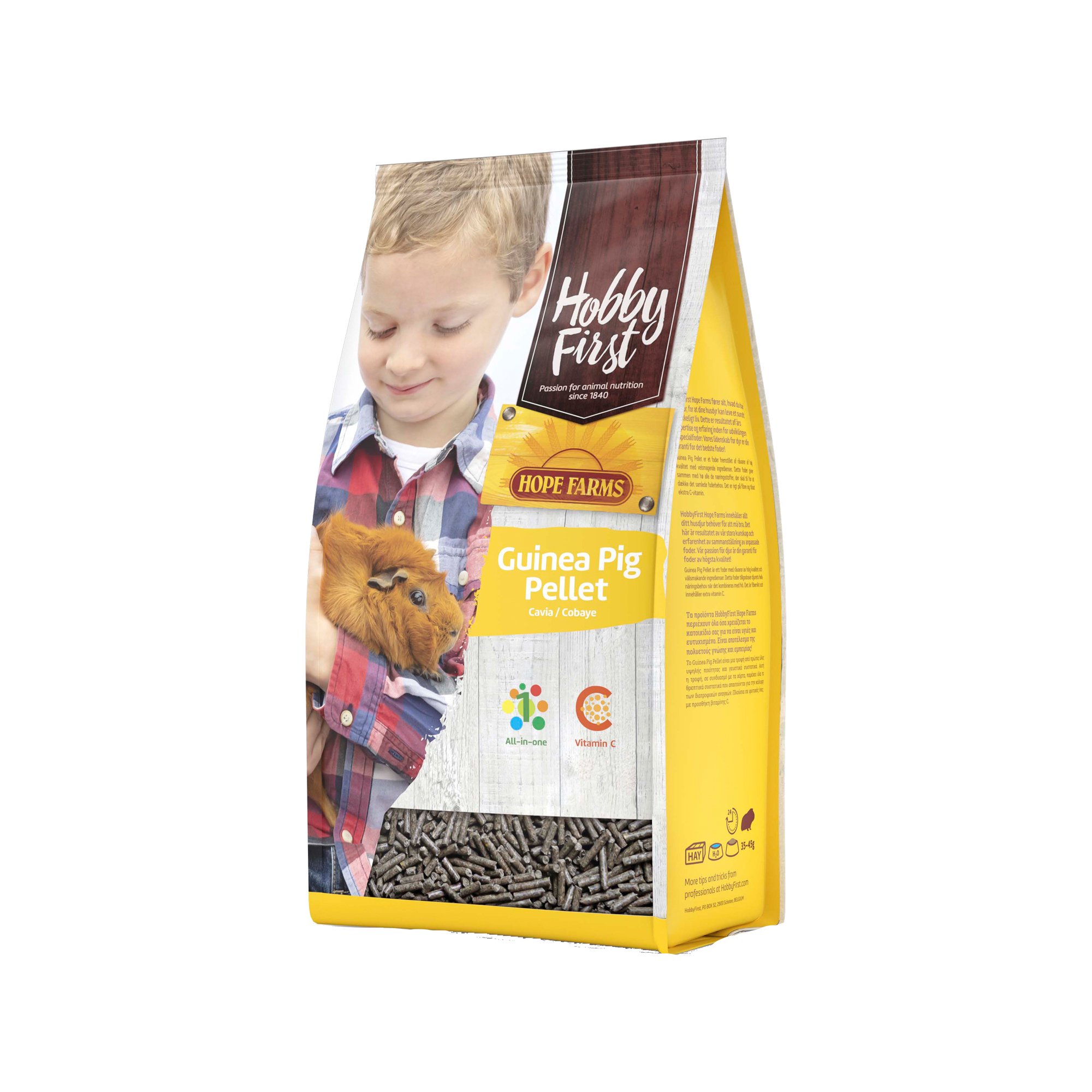 Hobby First HopeFarms Guinea Pig Pellet - 4 Kg