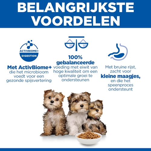 Hill's Science Plan Puppy Perfect Digestion Small en Mini Hondenvoer