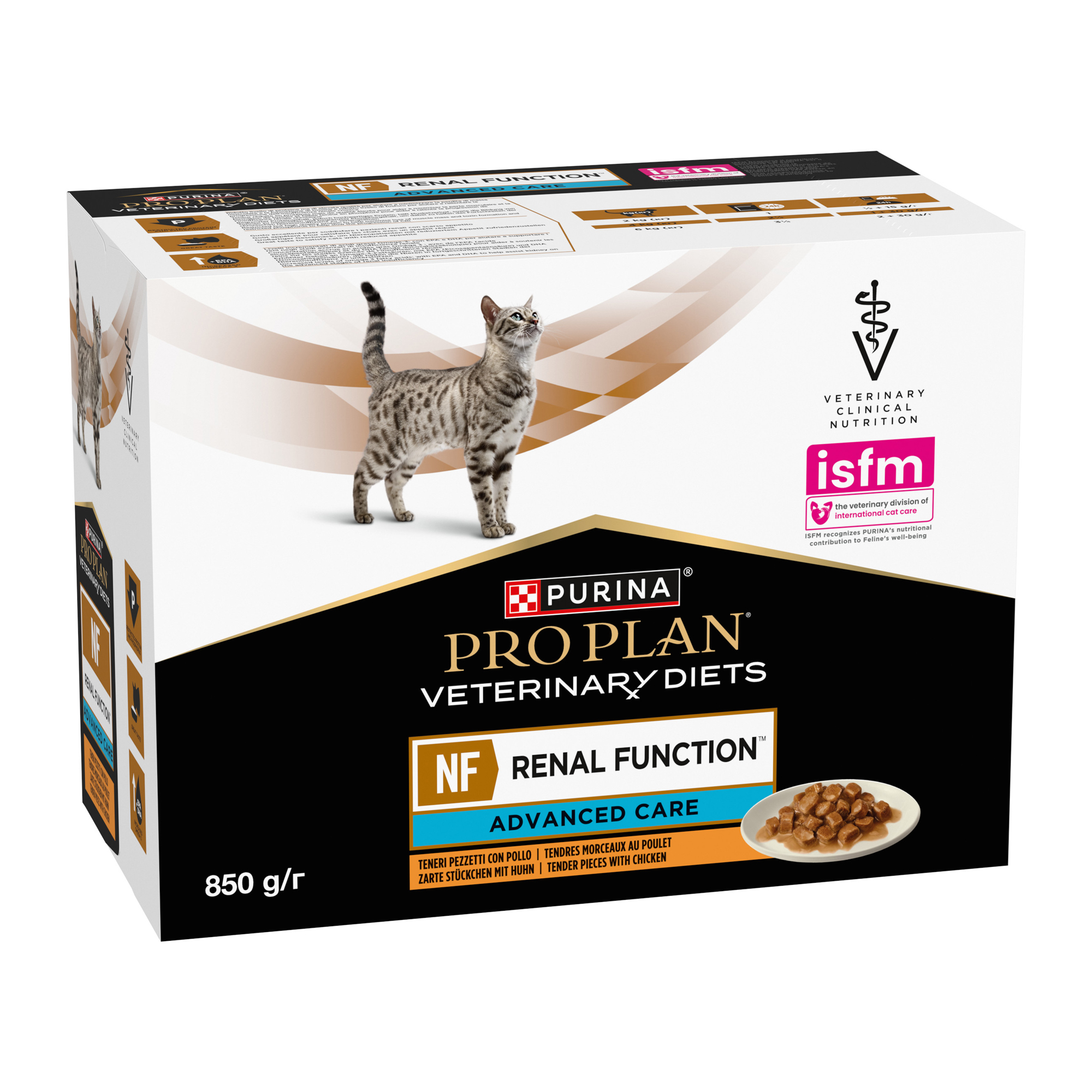 Purina Pro Plan Veterinary Diets NF Renal Function Gatto Pouch Pollo