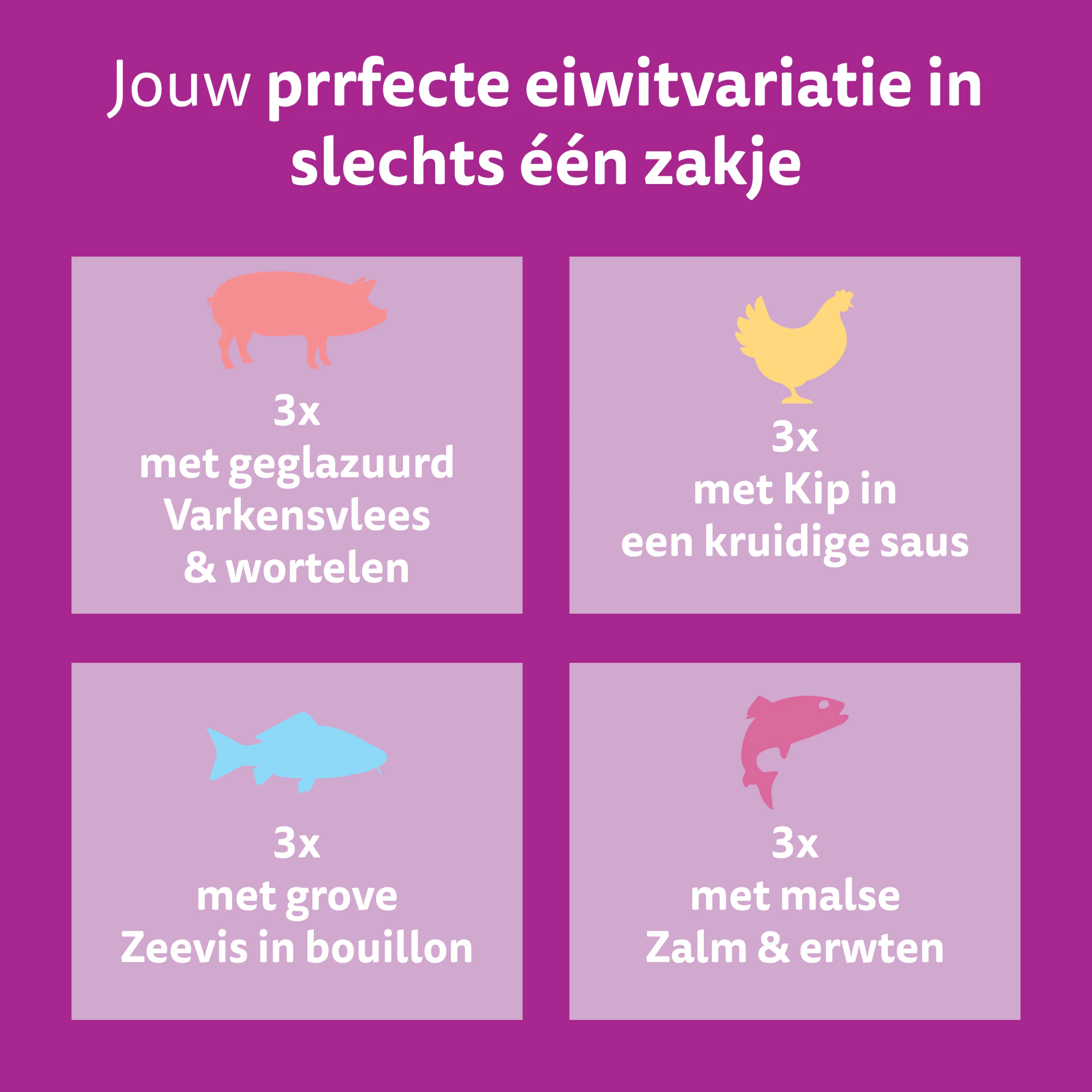 Whiskas 1+ Natvoer - Aromatic Heerlijke Combinaties in Saus - Multipack
