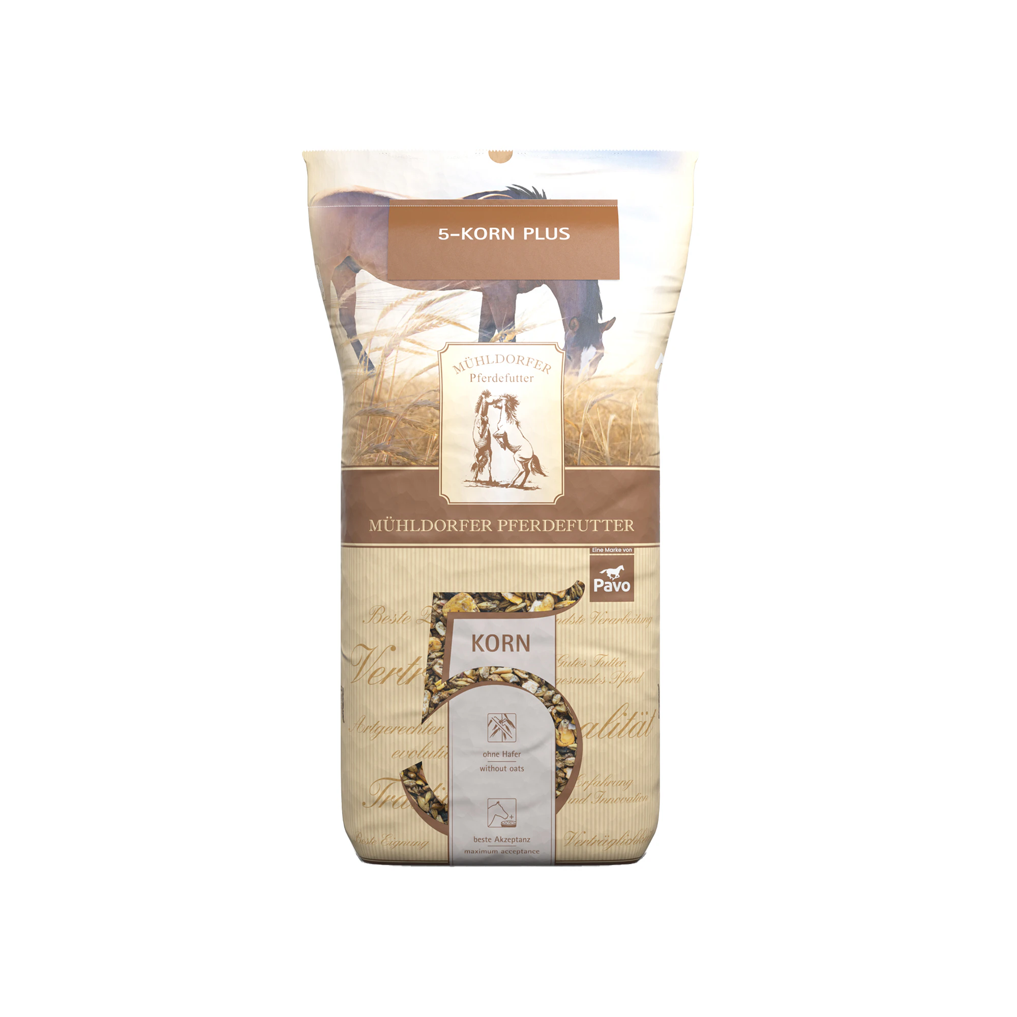 Mühldorfer 5-Céréales Plus - Muesli pour Chevaux - 20 kg