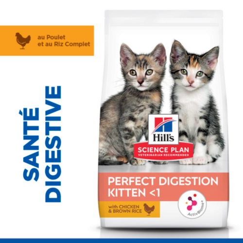 Hill's Science Plan Kitten Perfect Digestion Aliment pour Chats
