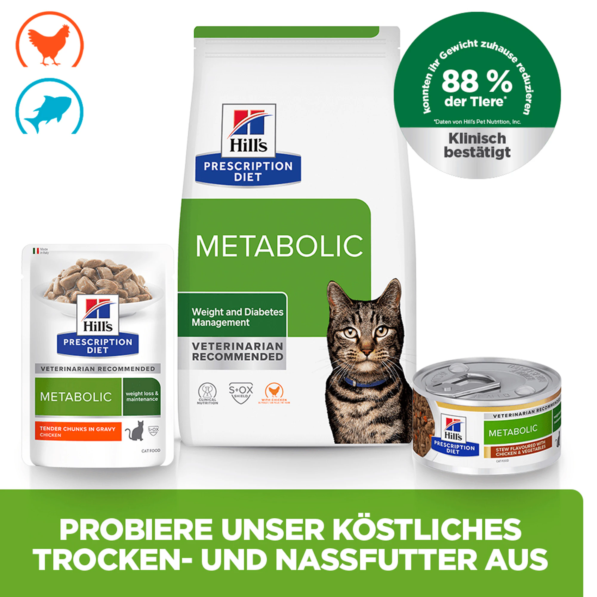 Hill's Metabolic Weight Management - Prescription Diet - Feline - Frischebeutel