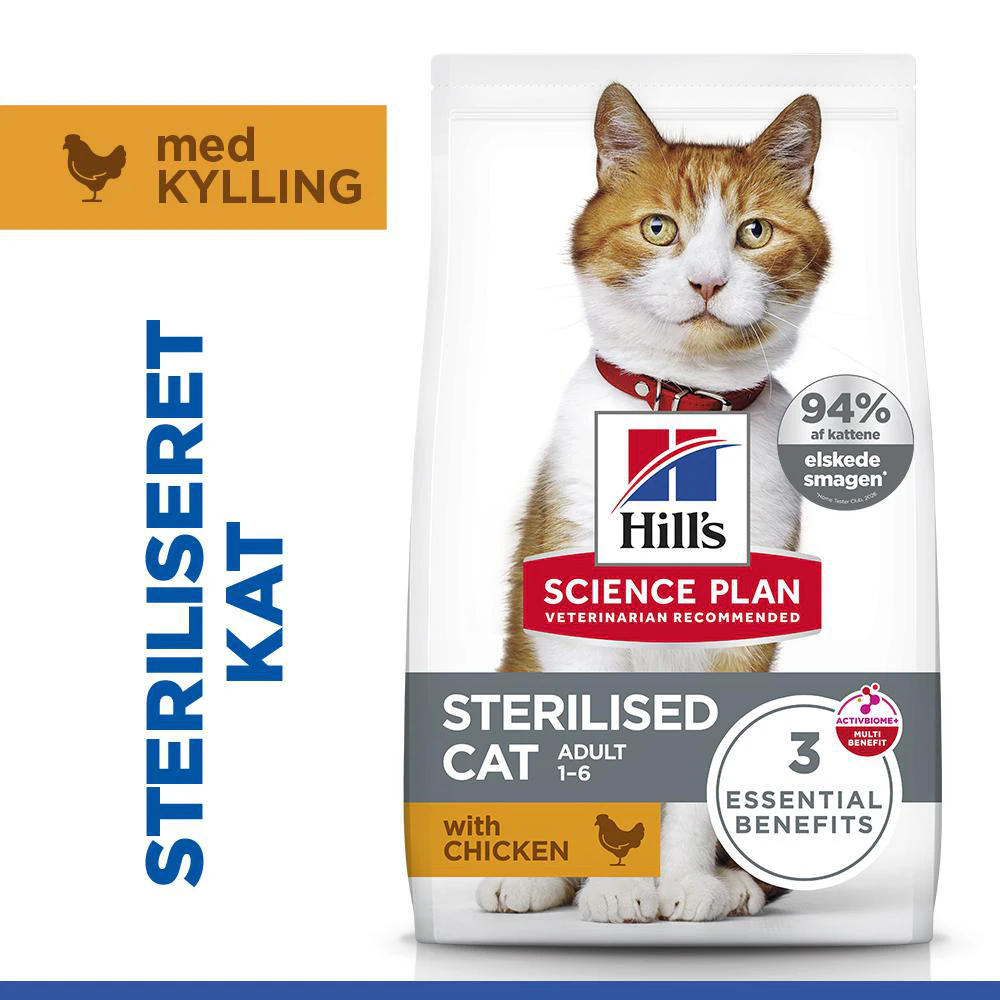 Hill's Science Plan Sterilised Cat - Adult - Kylling