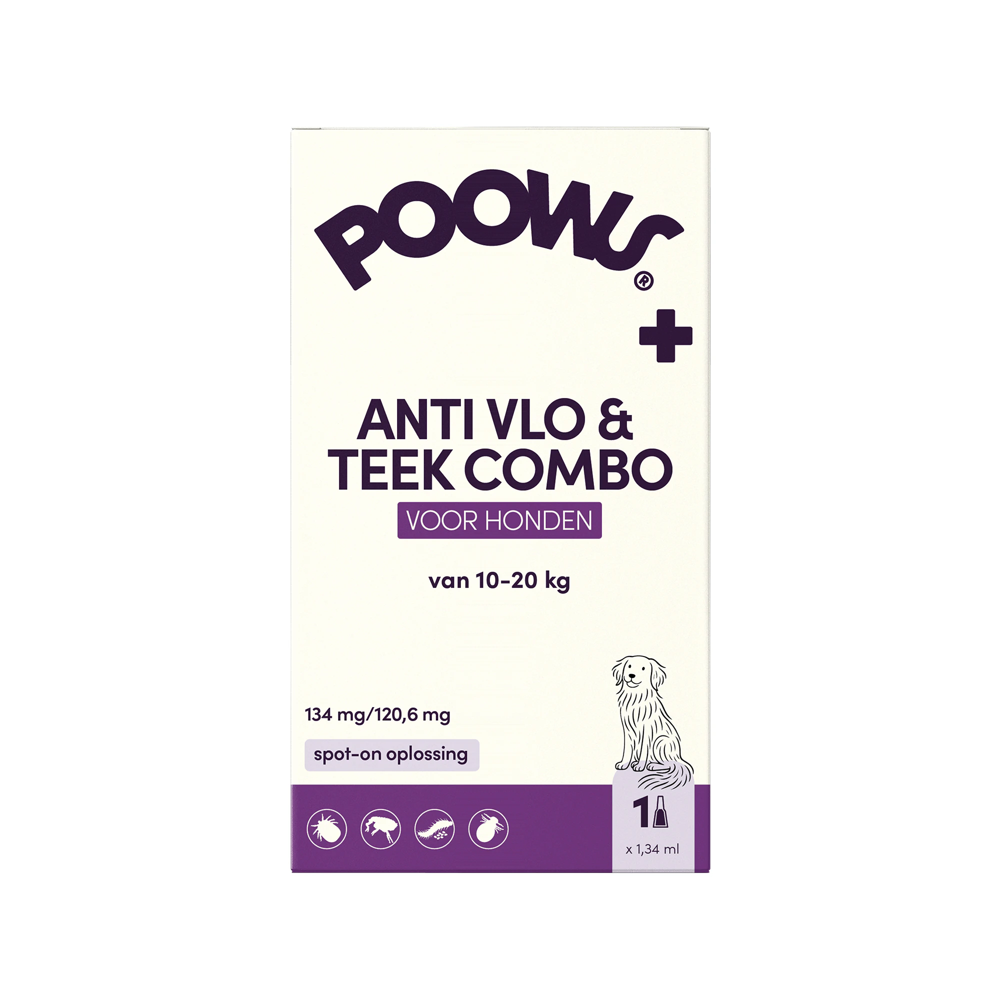 Poows Combo Spot-On - Hond