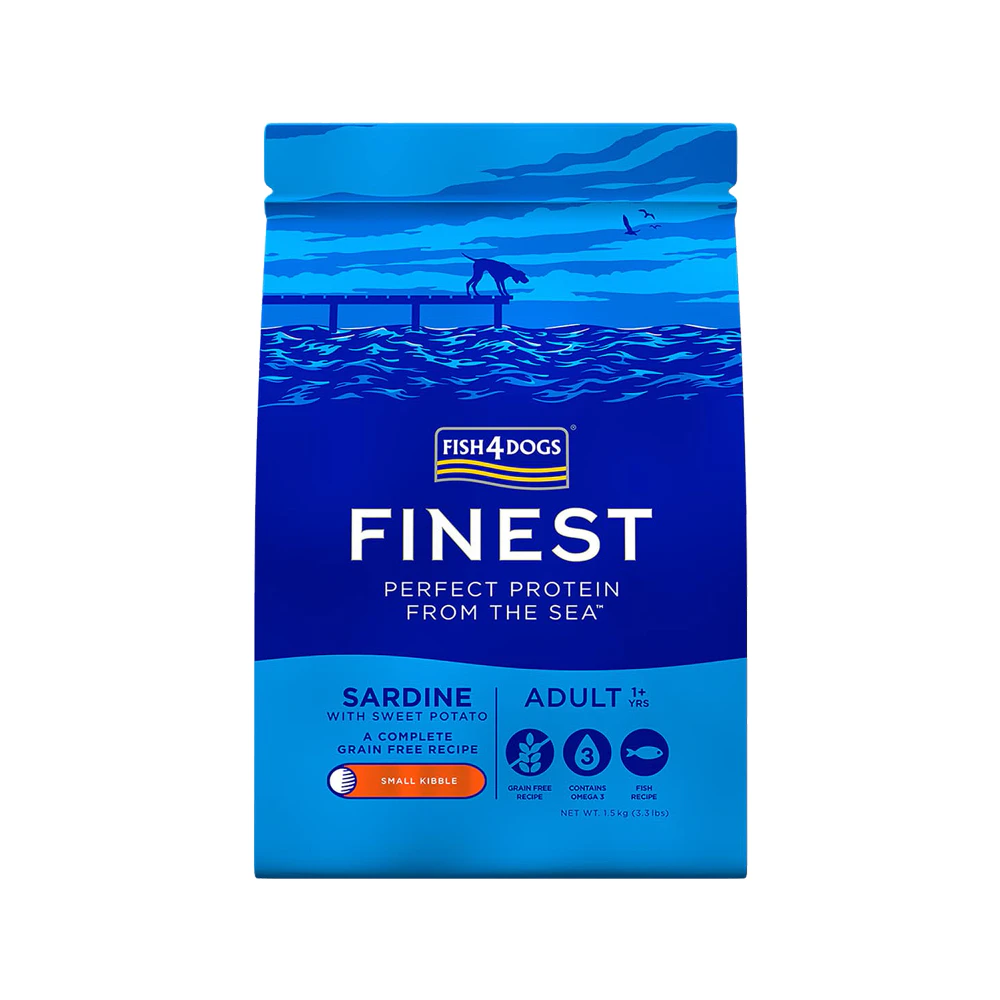 Fish4Dogs Finest Adult Complete - Sardine Mała Granulka - 1,5 kg