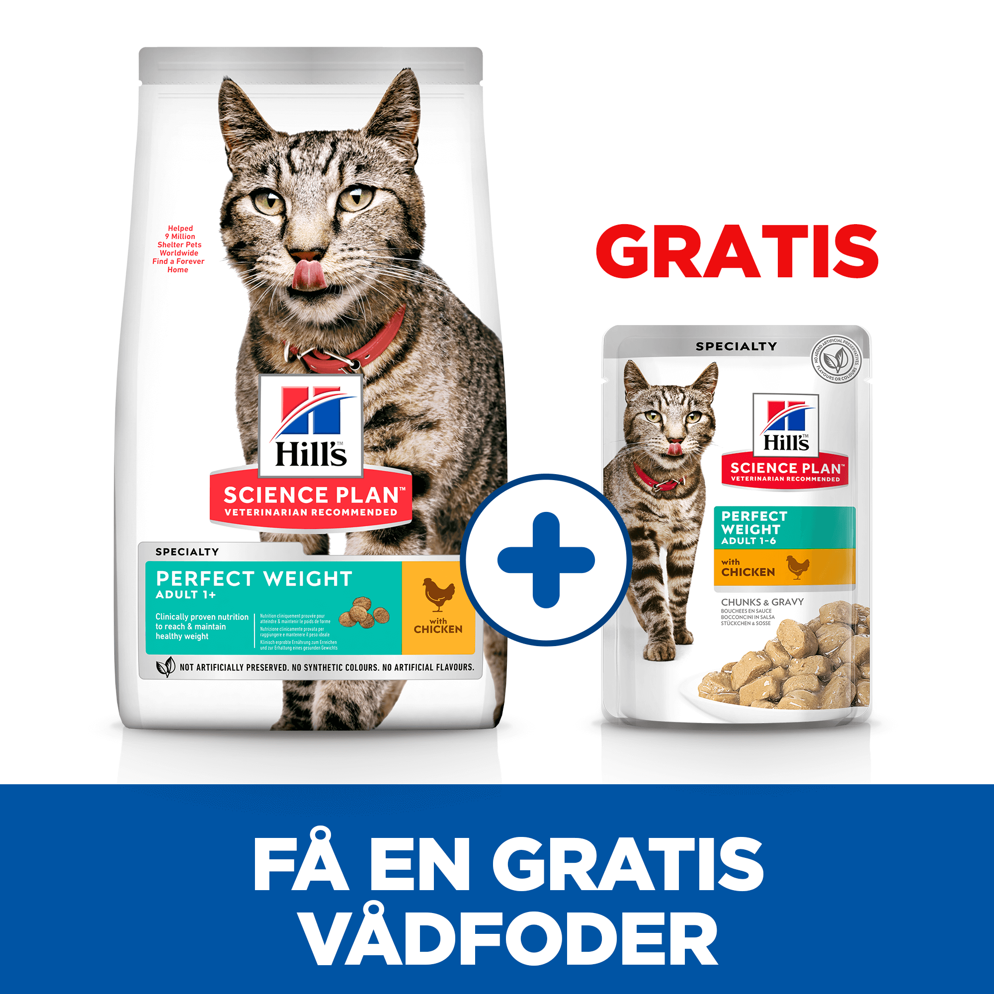 Hill's Science Plan Adult Perfect Weight Kattefoder - 1,5 kg