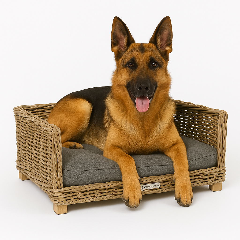 51 Degrees North Rattan Bed