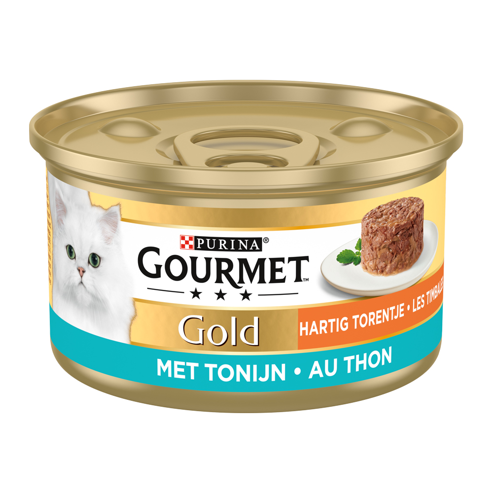 Gourmet Gold Savoury Turret – Huhn mit Karotte – 48 x 85 g