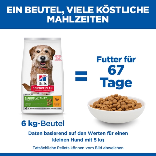 Hills Science Plan Senior Vitality Hundefutter