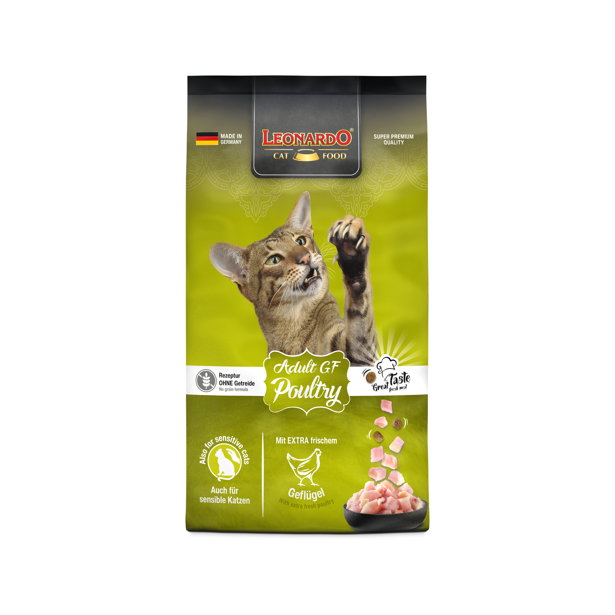 Leonardo - Adult GF Kattenvoer - Poultry - 1,8 kg