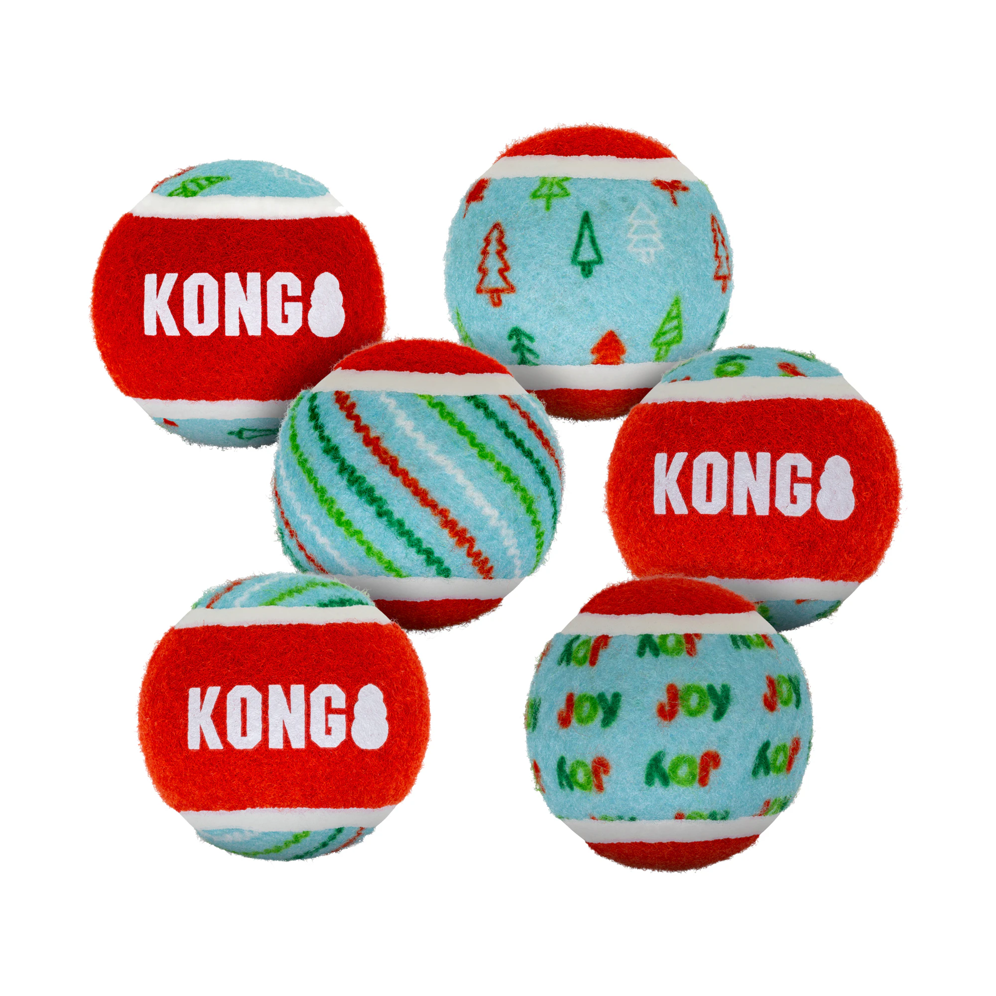 KONG Holiday Squeakair Tennisbal